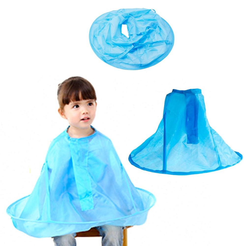 Child Kids Hairdresser Hair Cutting Cape Haircut Apron Cloak Clothes Waterproof 24BE