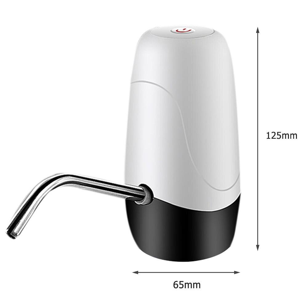 Smart Wireless Electric Water Dispenser Portable Drinking Bottle Touch Switch Save Your Time and Energy for Convenience: White