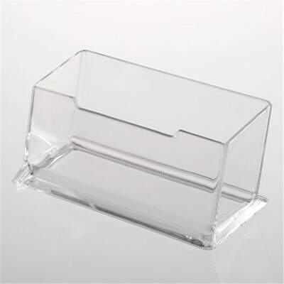 1 stk klar akryl plast desktop visitkortholdere display stande