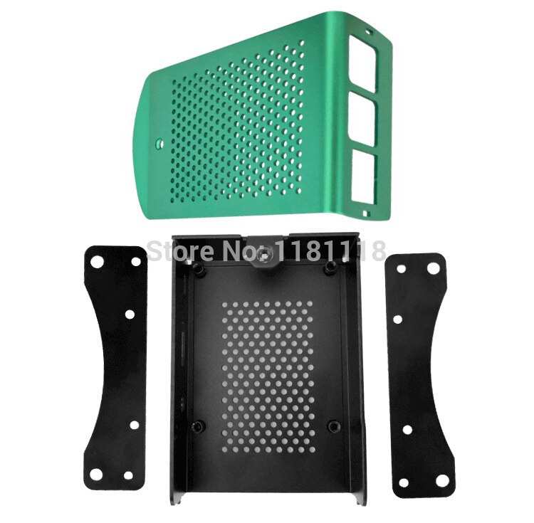 Raspberry Pi 3 Model B Plus Aluminum Green Case Metal Enclosure RPI 3 Box Compatible with Raspberry Pi 3 Model B+ 4B