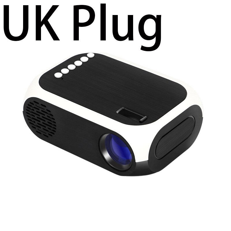 cheap small micro LCD home outdoor pico pocket portable LED mini projector YY-BLJ111 for mobile phone smartphone: White UK