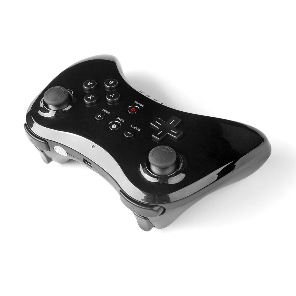 Mando inalámbrico Bluetooth para Nintendo wii U Pro, mando analógico Dual USB clásico para wii U Pro