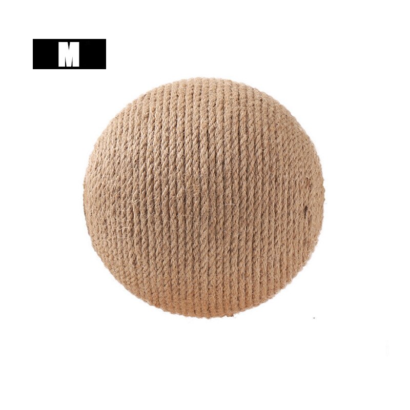 Scratball Toy Kitten Sisal Board Cat Scratcher Sisal Rope Ball Kitten Interactive Grinding Paws Toys Scratch Board Pet Furniture: C-Ball-M