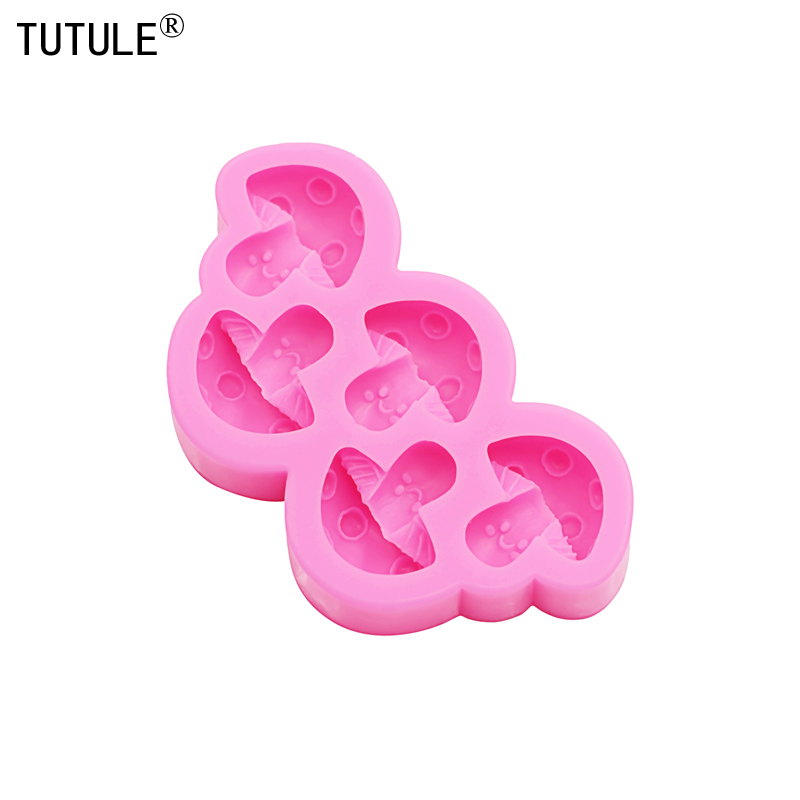 3D Pilz Zubehör Silikonform DIY Schmuck Zubehör Ohrringe Tonne Epoxidharz Silikonform Schokoladenkuchen Dekorform