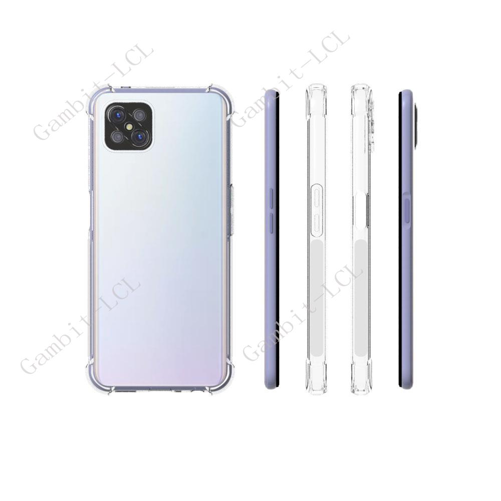 Faldsikkert cover til oppo reno 4 z 5g 6.57 " blødt silikone tpu originalt stødsikkert bagcover til reno 4z reno 4 4z cph 2065