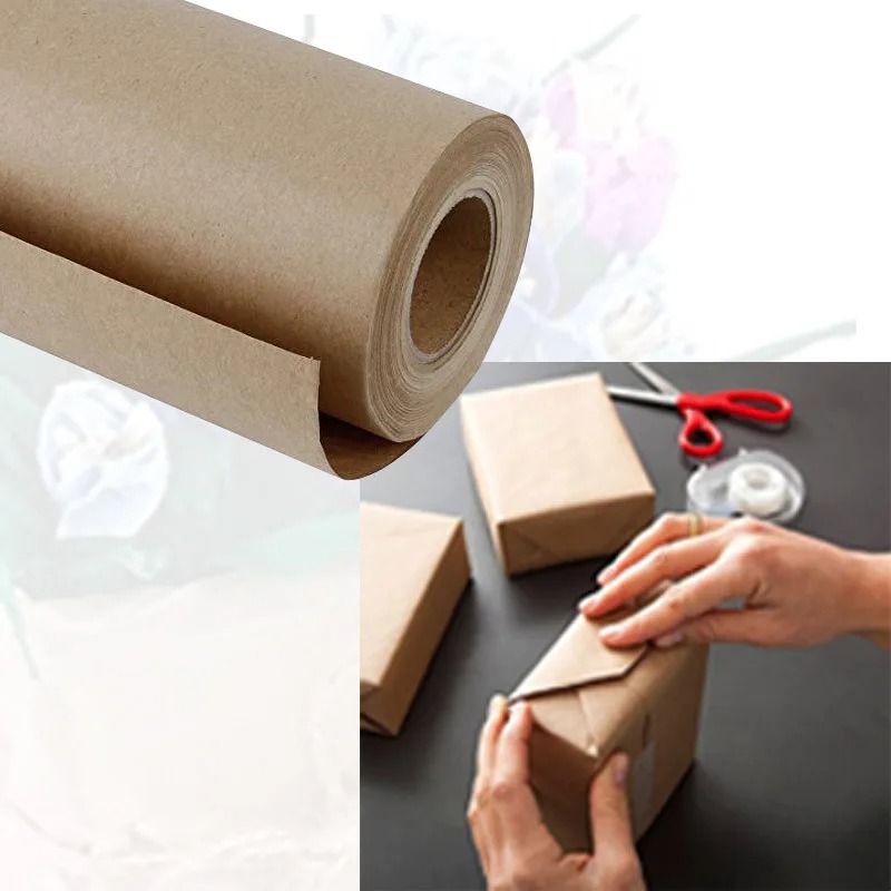 Brown kraft Paper Rolls, Wrapping, Wrapping Paper, , Bulletin Boards, Crafts, DIY Making