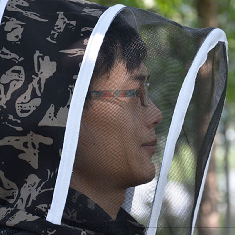 1pcs bee colth for beekeeper beekeeping suit Black camouflage suit Anti beekeeping clothing coverall