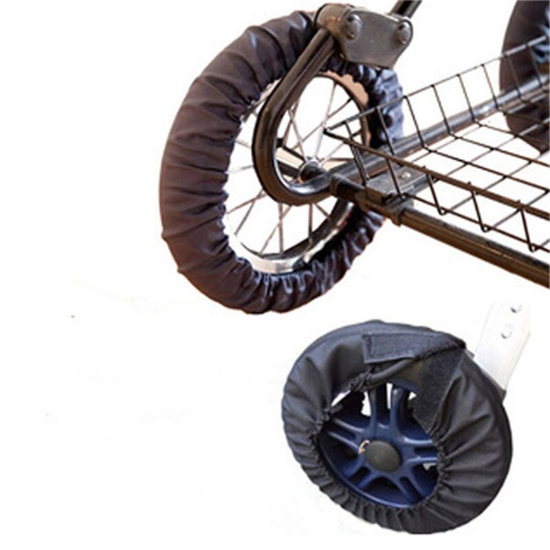 1pc pritical barnevognhjul støvtæt beskyttelsesgulv holder rent 2 størrelser