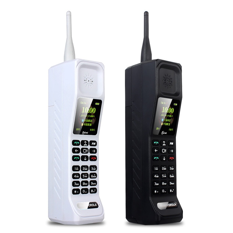With Antenna Retro Style Big Bar Mobile Phone Strong Signal Power Bank Dual sim 4500mAh Flashlight MP3 MP4 Vibration Bluetooth