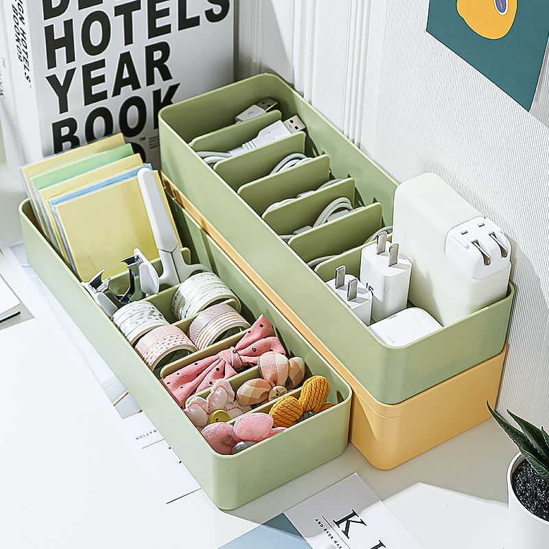 Data Cable Storage Box Cover Dustproof Power Wire Tray Network Charger Cable Tube Earphone Cable Organizer