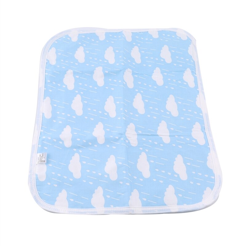 Baby Changing Mat Cartoon Cotton Blend Waterproof Sheet Baby Changing Pad Table Diapers Urinal Game Play Cover Infant Mattress: rain