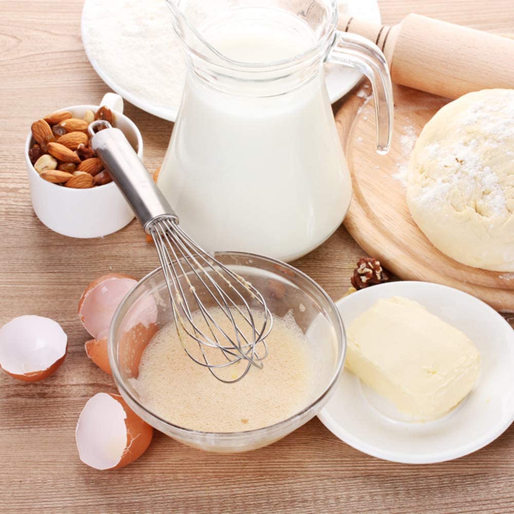 Rvs Garde Keuken Whisk Melk Eiklopper Voor Koken Mengen Kloppen Verslaan Roeren Ballon Garde 8 "10" 12"