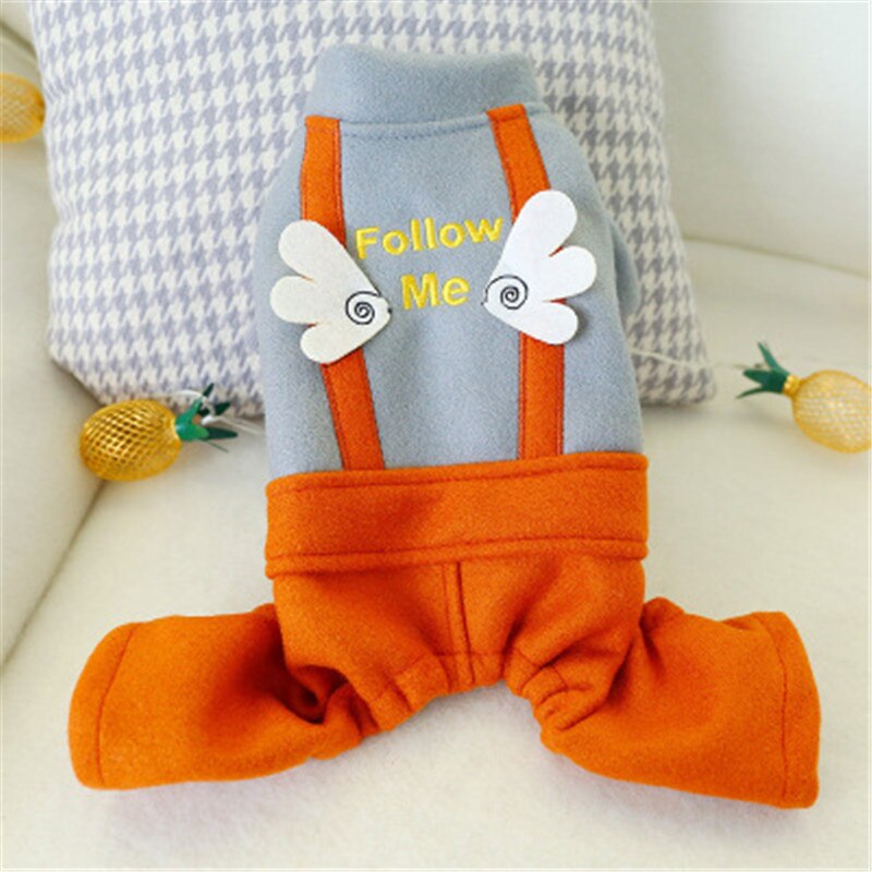 Vinterhund kappa jacka jeans hundkläder för små medelstora hundar kostym vår höst husdjur jumpsuit valp outfit husdjur hundar kläder