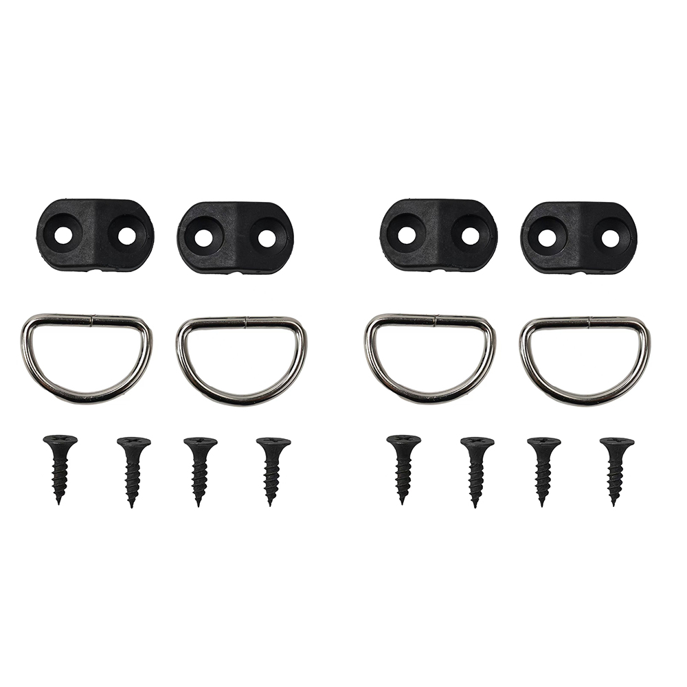 4set Bagagenet Vloerhaak Accessoires Kofferbak Boot Cargo Vloernet Vastbinden Haak Ring Lus Hangend Platte Scherm Net Bevestigingsset: Default Title