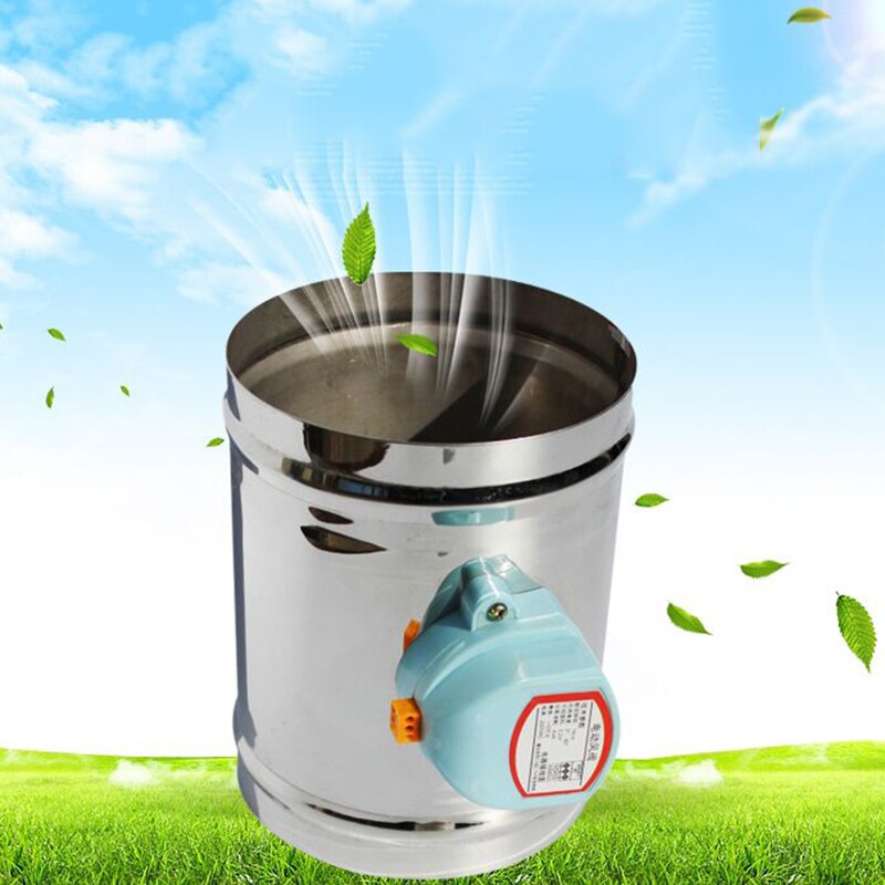 125 Mm Rvs Air Demper Klep Hvac Elektrische Luchtkanaal Gemotoriseerde Demper Voor 5 Inch Ventilatie Pijp Ventiel 220V