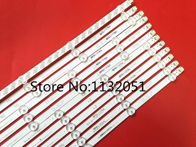 Part 12 PCS/set perfect Replacement for LG 47 Inch LC470DU 47LN5200 47LN5400 47LN5700 47LN5750 47LN5700