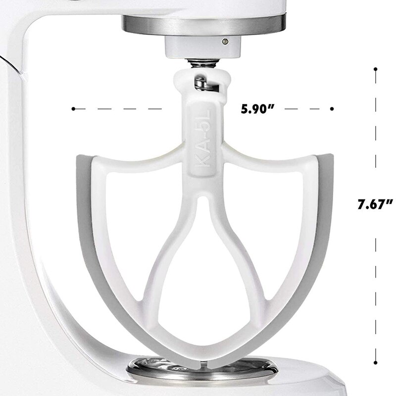 Mixing Paddle Is Suitable for Kitchenaid Bowl Lift Vertical Mixer, Flat Mixing Knife, Bowl Scraper
