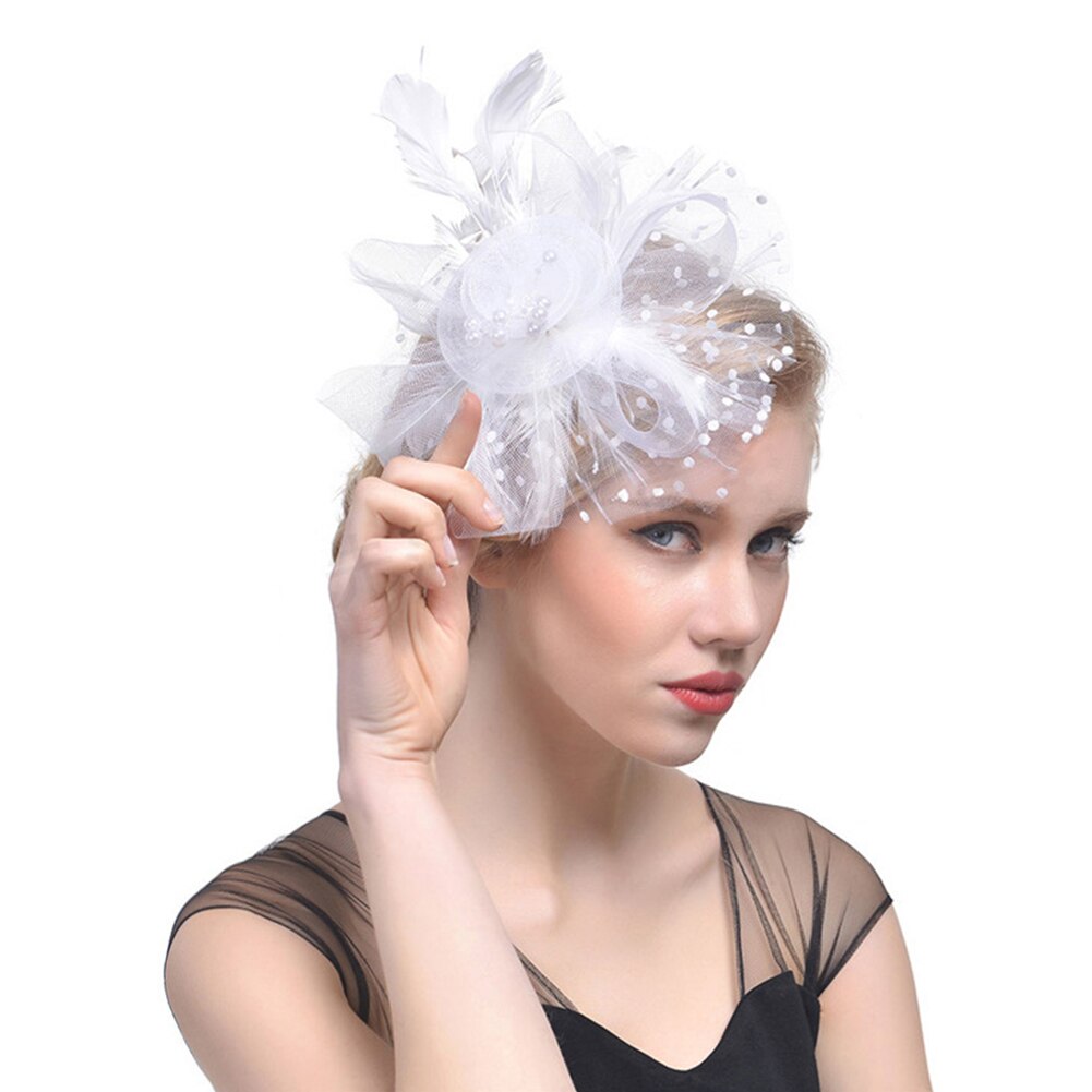 Veer Fascinators Hat, Vrouwen Meisjes Bloem Mesh Cocktail Thee Party Kentucky Derby Hoed Met Haar Clip