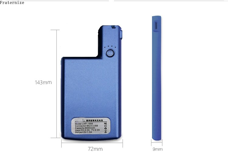 Cassa di batteria esterna per Xiaomi Mi 4C Batteria di Caso Del Caricabatteria Della banca di Potere per Il Caso di Xiaomi Mi 4S clip Posteriore Della Copertura di batteria rechargeabl