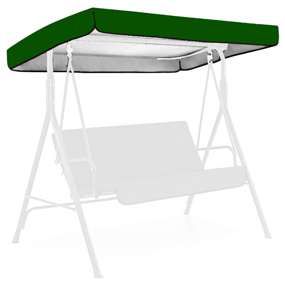 Swing Cover Waterproof Replacement Garden Canopy Top Bench Sun Protection Outdoor UV Protection Awning Sunshade Only Shelter