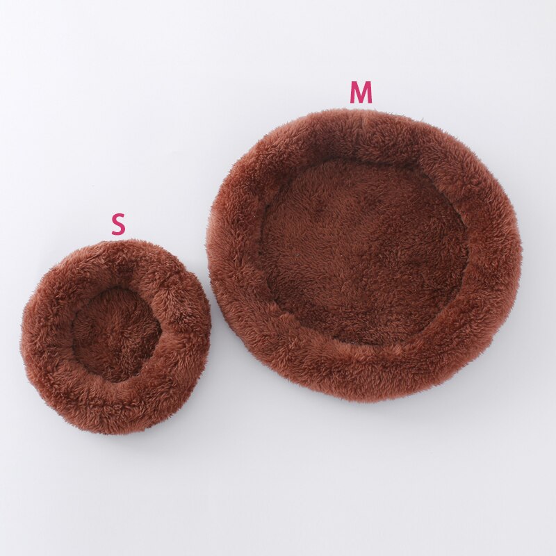 Almohadilla de cama para hámster, nido de Mascota de felpa suave y cálida, almohadilla de nido de algodón para hámster, erizo, Chinchilla, conejo, estera para dormir para mascotas pequeñas, suministros para mascotas: M / brown