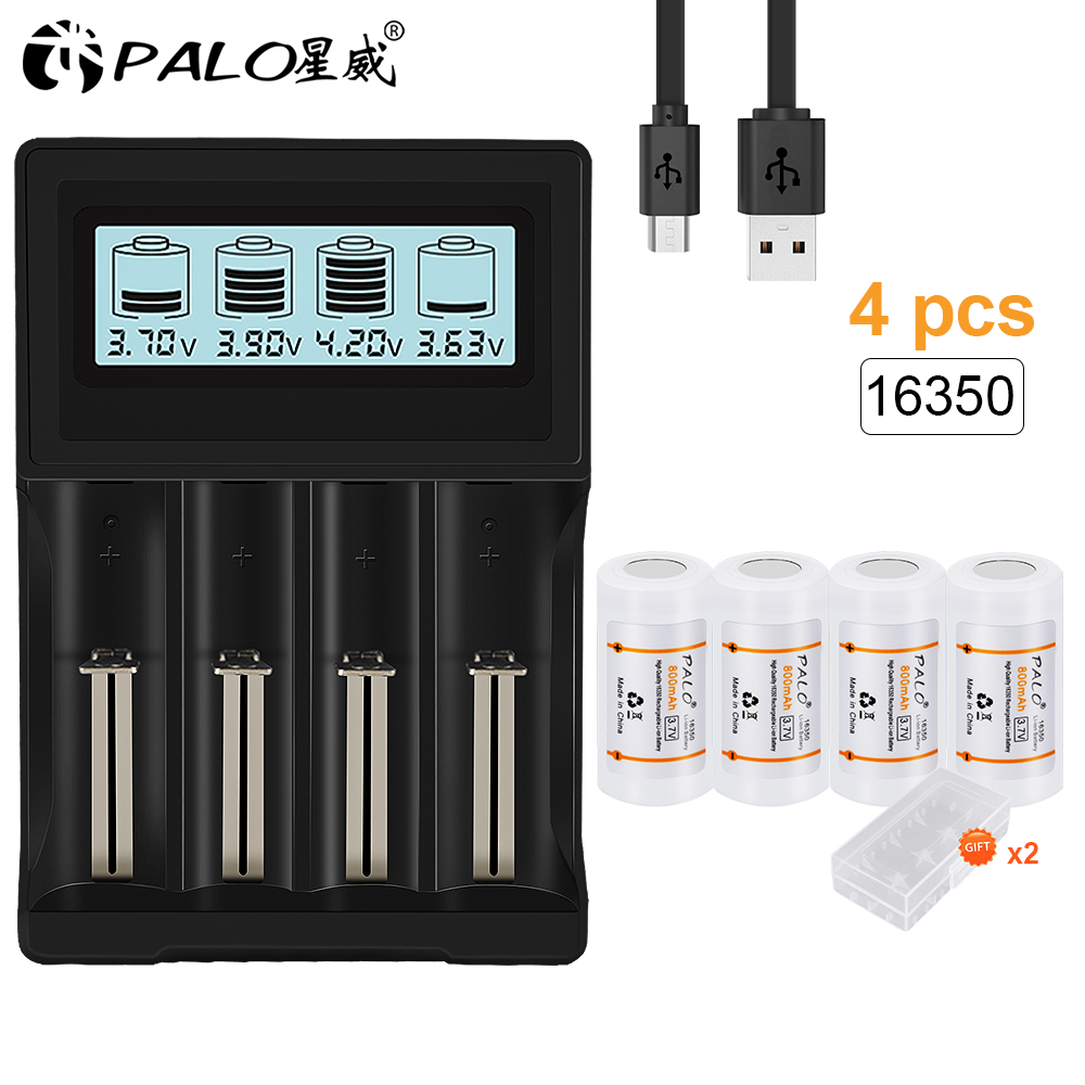 Palo cr123a 800 wiederauf ladbare batterie mah Lithium li-Ion cr123 batterien für LED taschenlampe arlo sicherheits kamera l70: Gelb