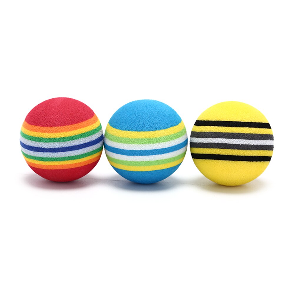 10pcs Golf Sponge Soft Rainbow Balls Golf Swing Training Balls Sponge Foam Golfer/ Tennis Sponge Golf Ball