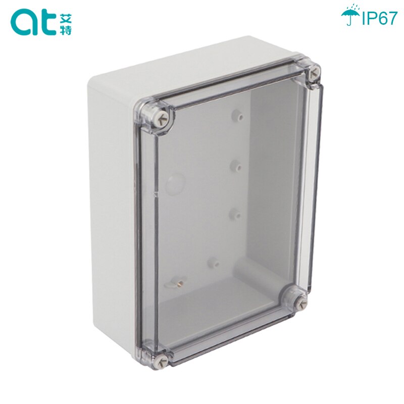 IP67 Transparent Lid Junction Box Waterproof Plastic Enclosure Box Electronic Project Instrument Case ABS Outdoor Housing: 200 x 150 x 75 mm