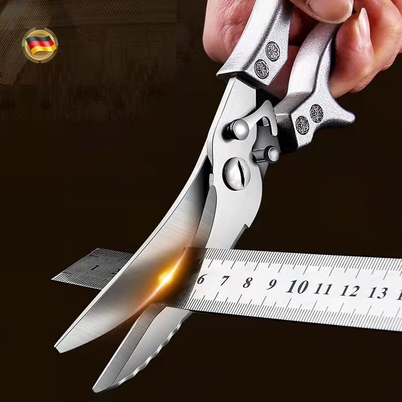Keuken Schaar Kip Bone Keuken Scharen, Eend Vis Cutter 4Cr Roestvrij Staal Vis Schaar Schaal Schoon Kok Schaar Mes