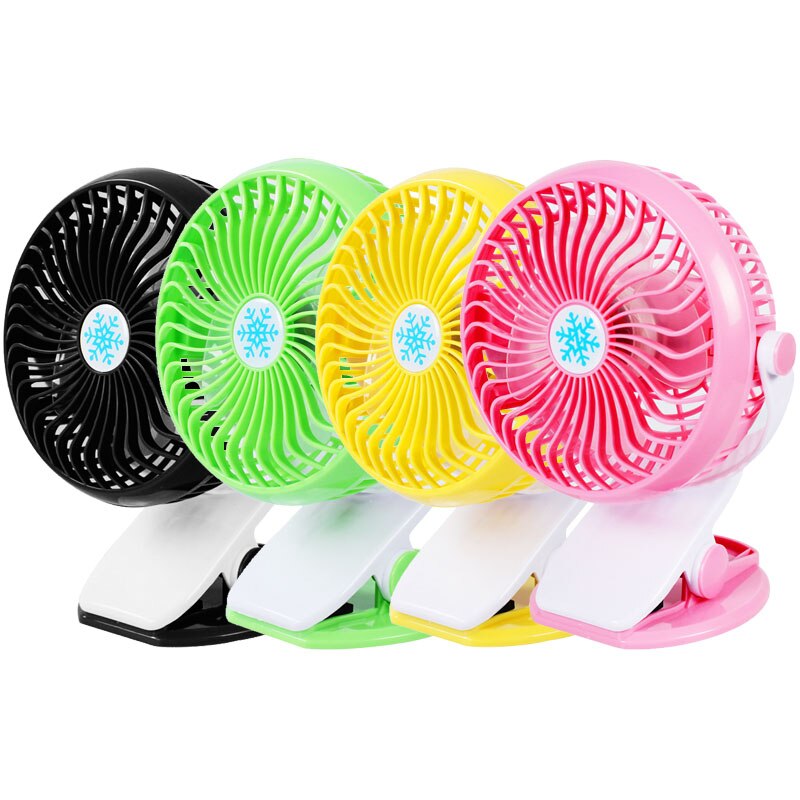 Summer Portable usb Mini Fan Small Flexible Handy Usb Charging Fan Noiseless Rotate 360 Degree Desktop Clip Electric Sleep Fans