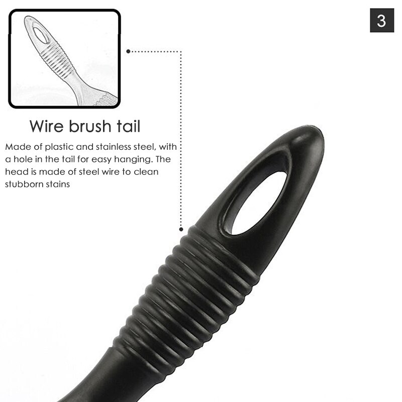 BBQ Grill Brush Barbecue Wire Cleaning Brush And Scraper With Stainless Steel Bristles Cooking Tools Outdoor BBQ Accessories