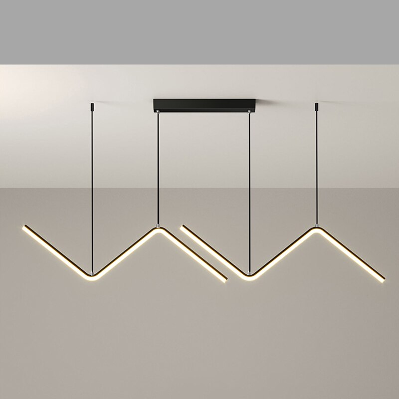 Nordisk minimalistisk lysekrone hjemmeindretning moderneartisk stue restaurantophæng lysarmaturer