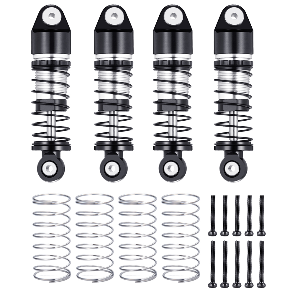 YEAHRUN 31/32/39, 5/43/48/53mm amortiguador de aleación de aluminio para Axial SCX24 1/24 RC coche camión actualización piezas Accesorios