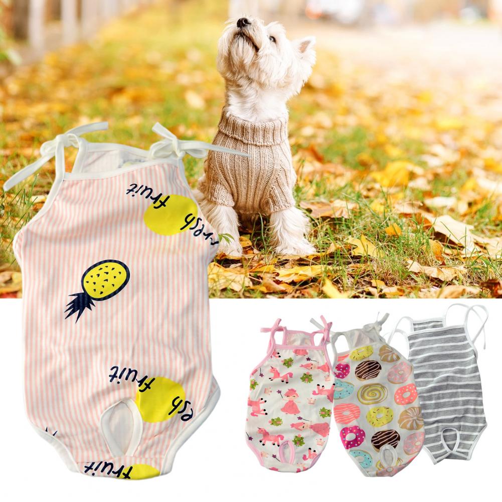 Pantalon court confortable pour animaux de compagnie, à utiliser en extérieur, couche-culotte élastique, sanitaire pour animaux de compagnie