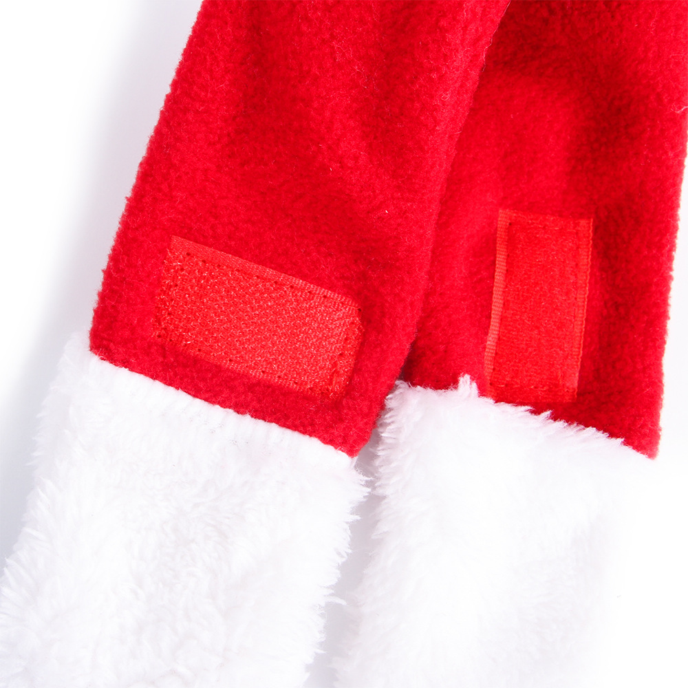 Gorros para perros y gatos, gorro para mascota y Papá Noel, bufanda y Collar con lazo, disfraz de Navidad para cachorro, gatito, gatos pequeños, perros, accesorios para mascotas: Scarf / S
