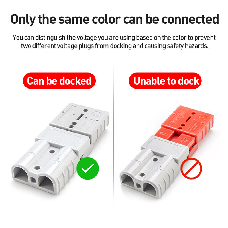 2 Stuks Voor Anderson 50A 120A 175A 350A 600V Plug Kabel Terminal Batterij Power Connector Kit Quick Plug batterij Opladen Connector
