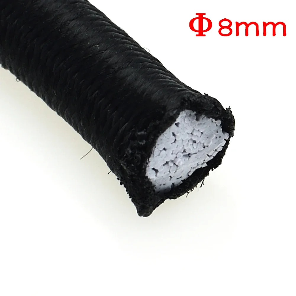 3/4/5/6/8MM negro fuerte cordón elástico banda de goma costura ropa suministros para manualidades banda elástica bandas de cuerda Accesorios: Zinc envejecido