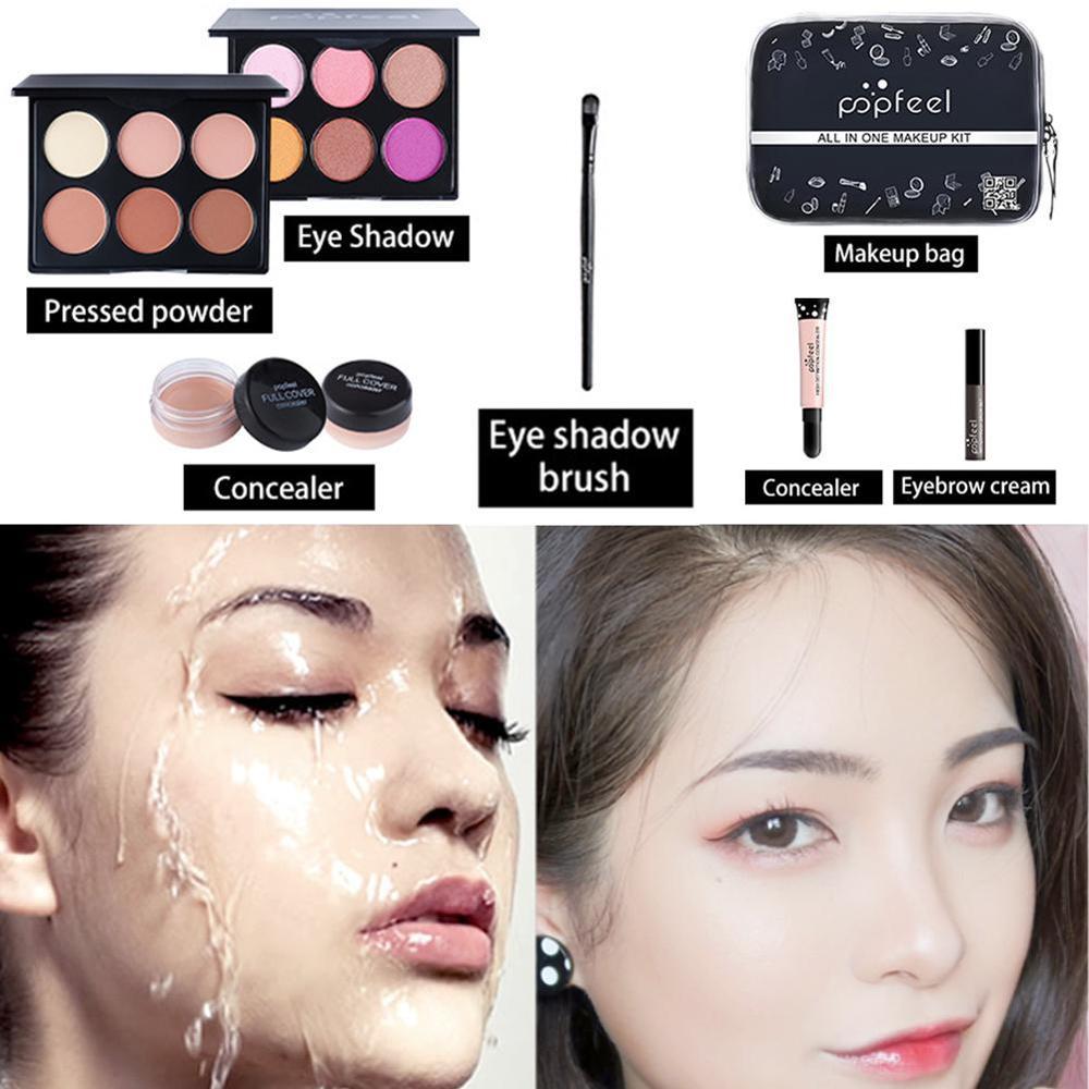 Multi-color Makeup set female beginner student novice light of set makeup combination cosmetic box full T8J0