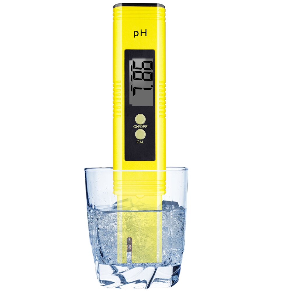 Noggrannhet 0.01 automatisk kalibrering digital ph-mätare testare akvarium pool vatten vin urin lcd penna monitor 30% av