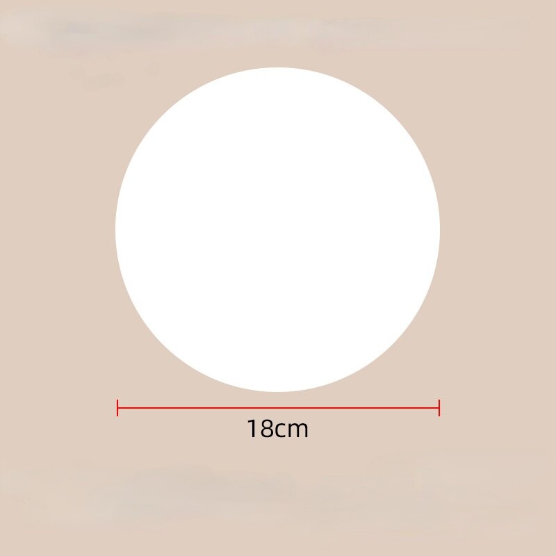 Papier de cuisson antiadhésif jetable pour friteuse à Air, 50 pièces, 18/19/20/21/22/23cm, ustensiles de cuisine: 50PCS-18cm-No Hole