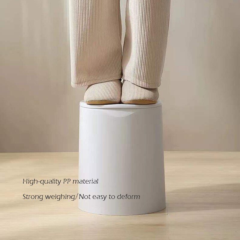 1Pcs 8L/12L Ronde Grote Capaciteit Indoor Prullenbak Emmer Vuilnis Vuilnisbak Opslag Organisatie In De Keuken Wc voor Badkamer