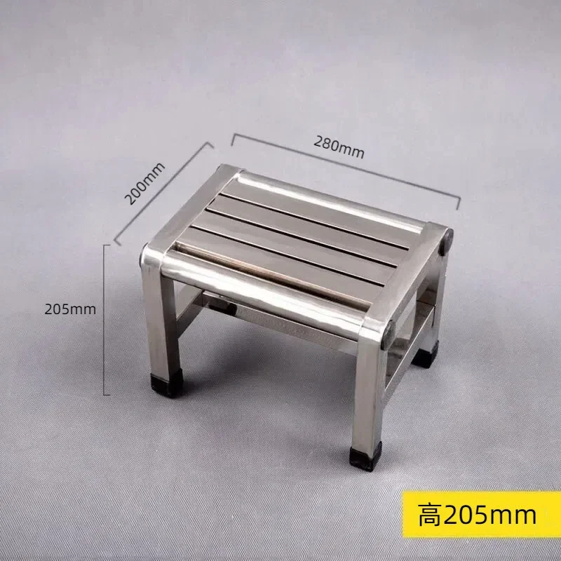 Waterproof Stainless Steel Low Stool Bath Bench Picking Stool Thickening Sgabello Pieghevole Portatile Household High Stool: Pink