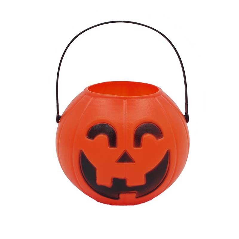 4PCS HALLOWEEN PUMPKIN CANDY HOLDER TRICK-OR-TREAT BASKET BUCKET PARTY DECOR