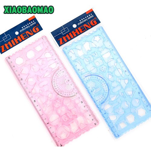 2pcs/lot Engineering drawing ruler Item Curve Template ruler office and school Painting measuring tools