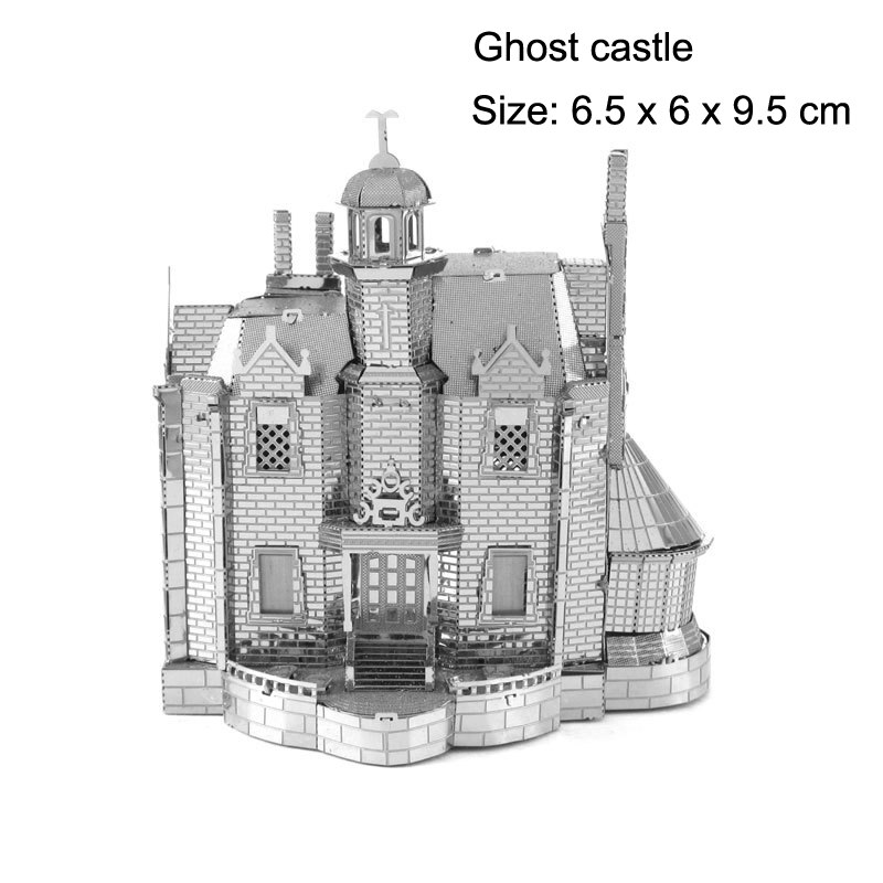 Dream castle building 3D Metal Puzzle pumpkin car locomotive model KITS Assemble Jigsaw Puzzle Toys For Children: 232