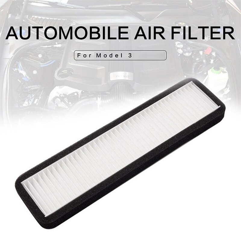 Filtro de entrada de aire acondicionado, accesorio de repuesto para Tesla Model 3, elementos de filtro externo