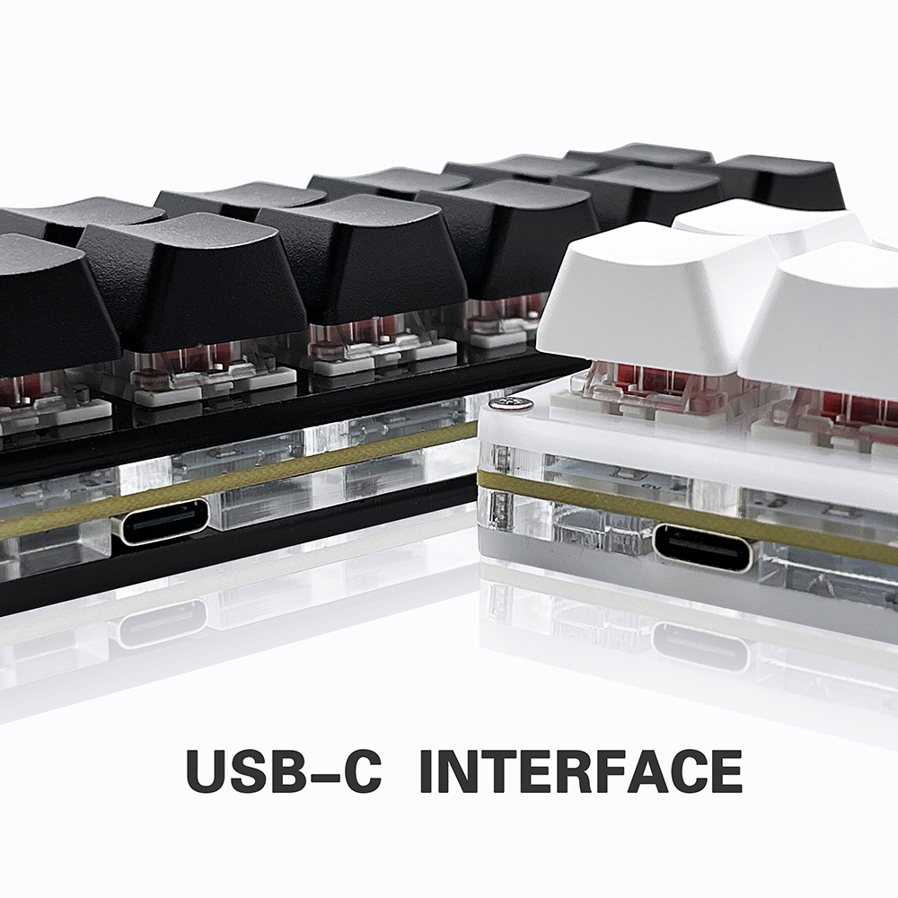 12 klawiszy Mini mechaniczna klawiatura do gier Klawiatura jednoręczna USB-C Przewodowa klawiatura OSU Programowalna klawiatura z możliwością wymiany podczas pracy