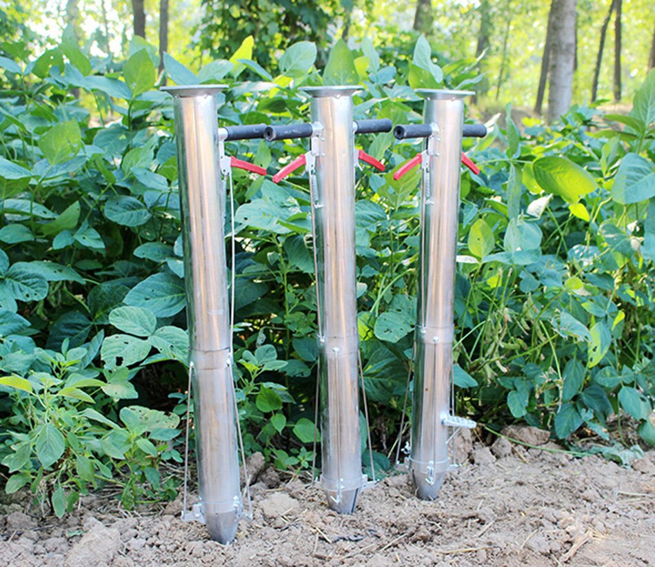 Outils de jardin Stoop Free, légumes, semis de Melon, plantation de poivre, repiquage, semoir rapide, perceuse de semis en acier inoxydable