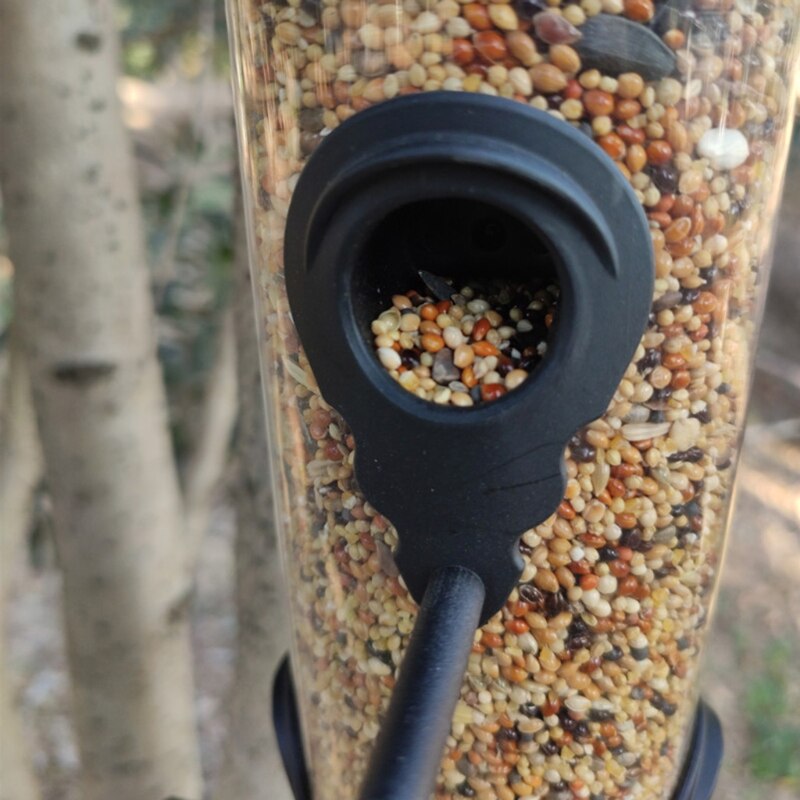Hanging Wild Bird Seed Feeder Bird Food Dispender Outdoor Garden Feeding Tool