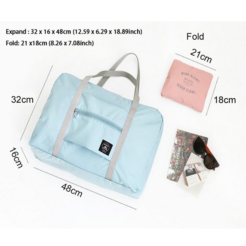 Grote Capaciteit Opvouwbare Reistassen Nylon Bagage Koffer Tassen Voor Mannen En Vrouwen Reizen Vliegtuigen Pakket Verpakking Cubes